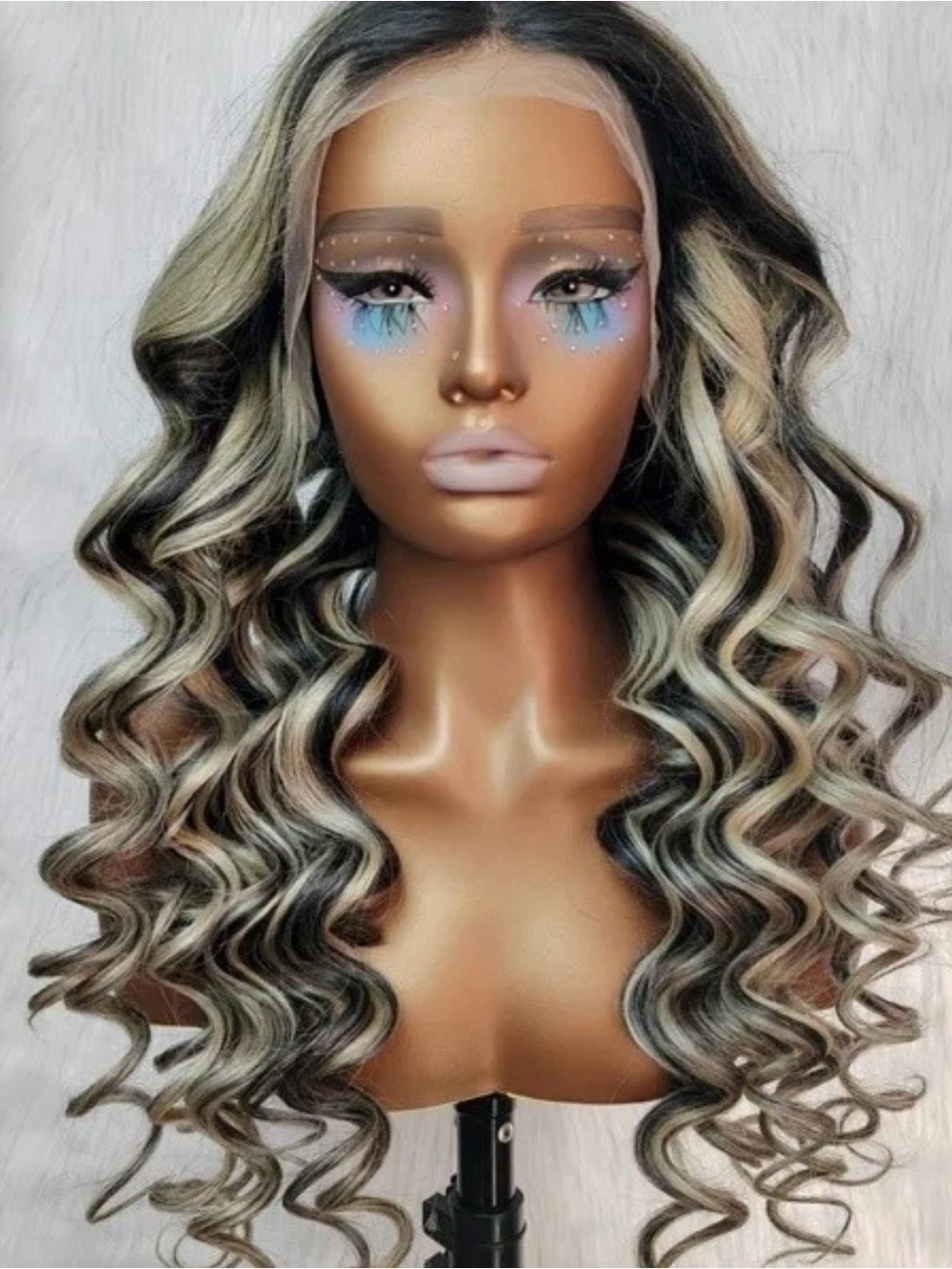 13x6 Transparent Lace Human Hair Highlight Body Wave Hair